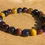 Miniature : Bracelet pierres de protection: oeil de tigre, de faucon et de taureau