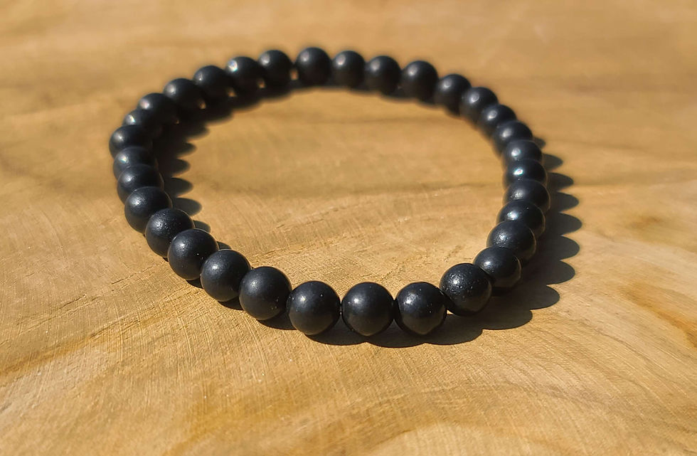 Miniature : Bracelet en Shungite , 6 mm