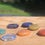 Miniature : Lot de 7 mini pierres de chakra (pierres de soulagement)