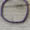 Miniature : Collier en pierres d'améthyste  6 mm