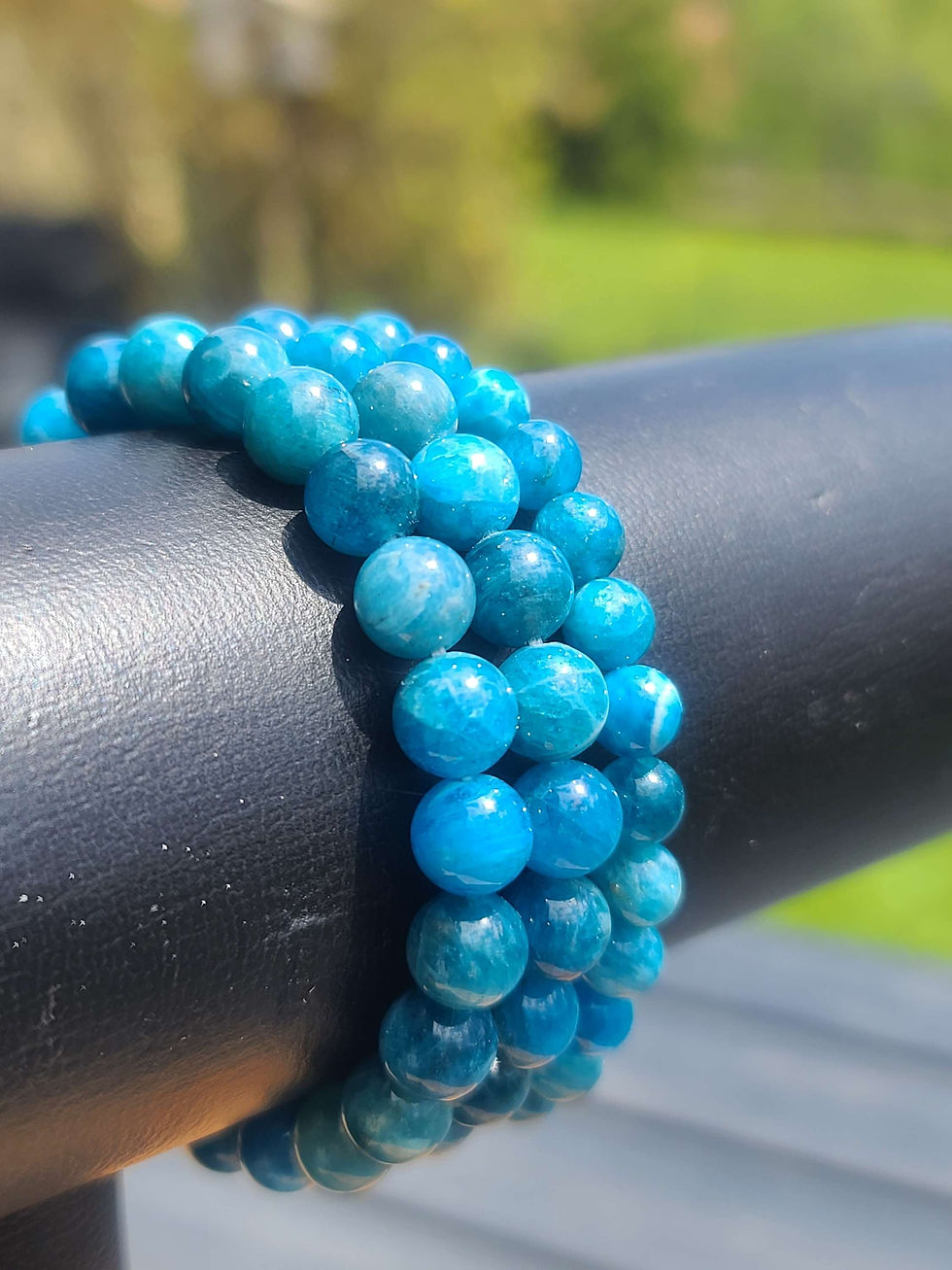 Miniature : Bracelet d'Apatite extra en 8 mm