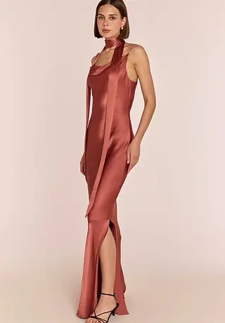 Pollenca dress terracota bridesmaid dress