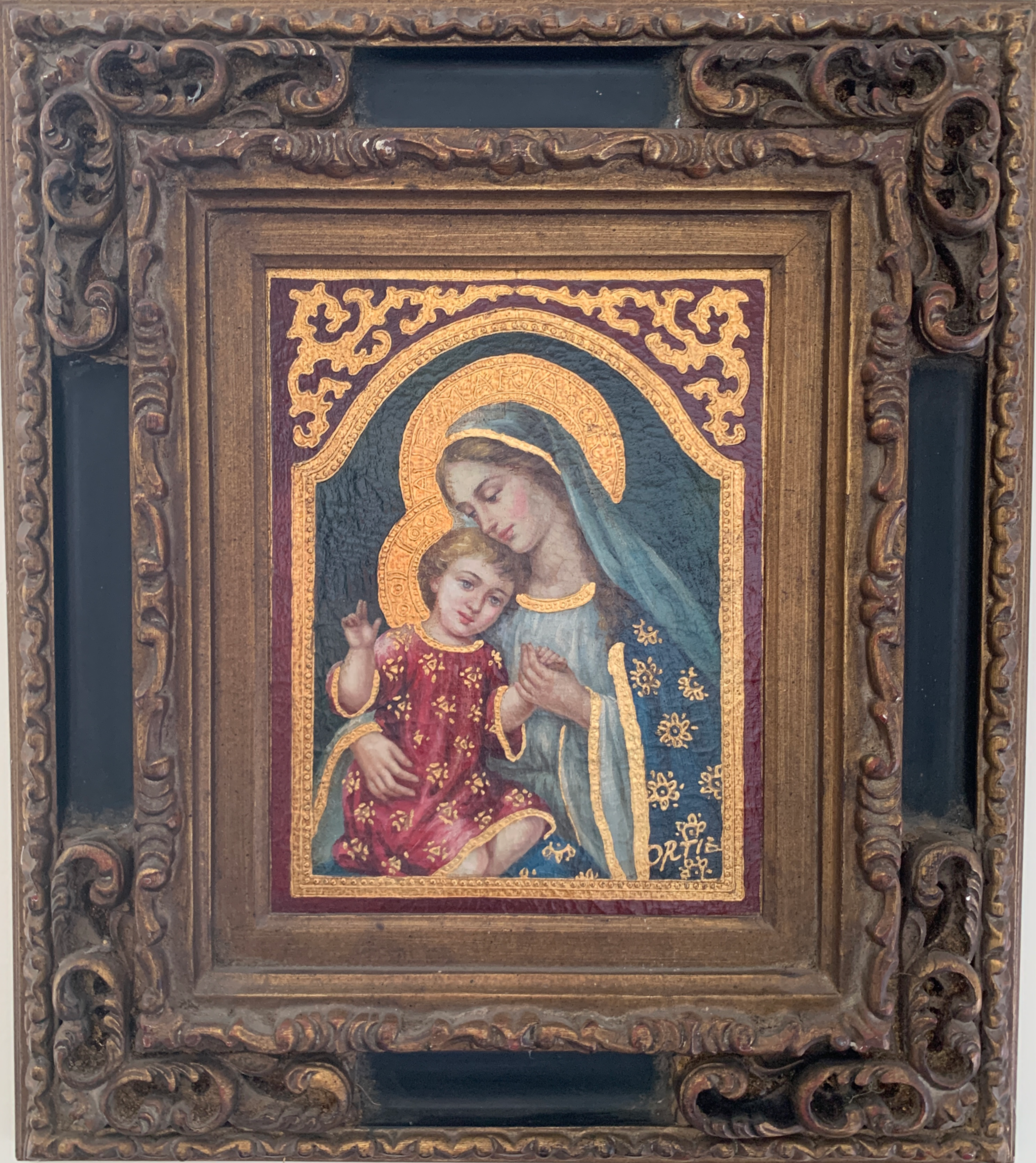 Missionary Artist Ortiz’s Hand-Painted Catholic Devotional