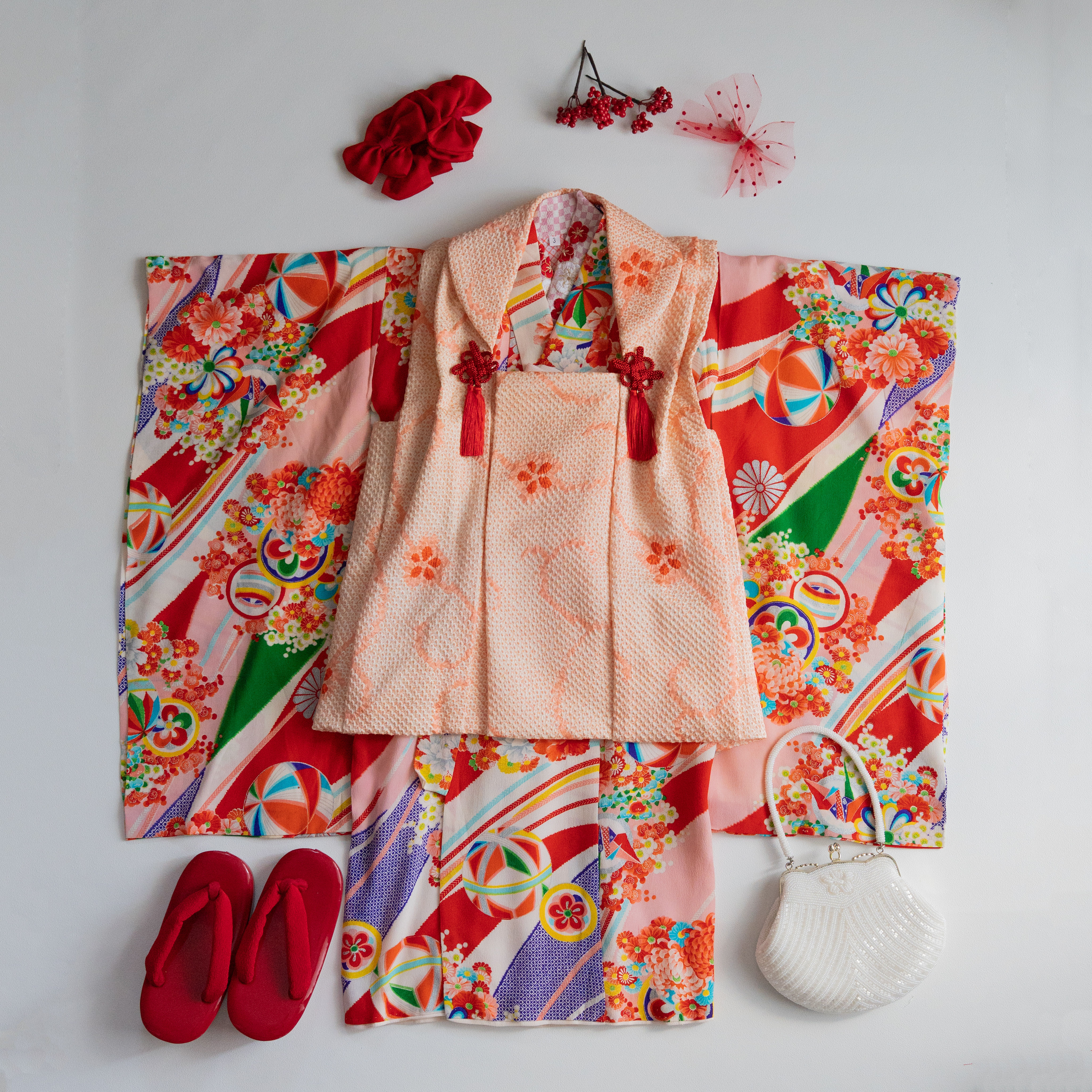 手毬 × shibori橙桃