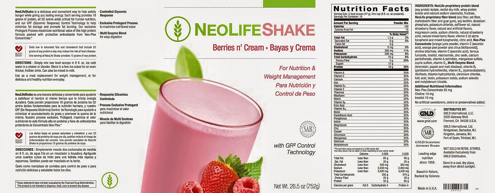 Nutrientes de la malteada