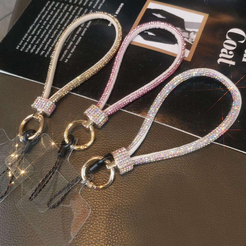 For Cell phone lanyard pendant phone strap Keychain on the phone Wrist chain lux