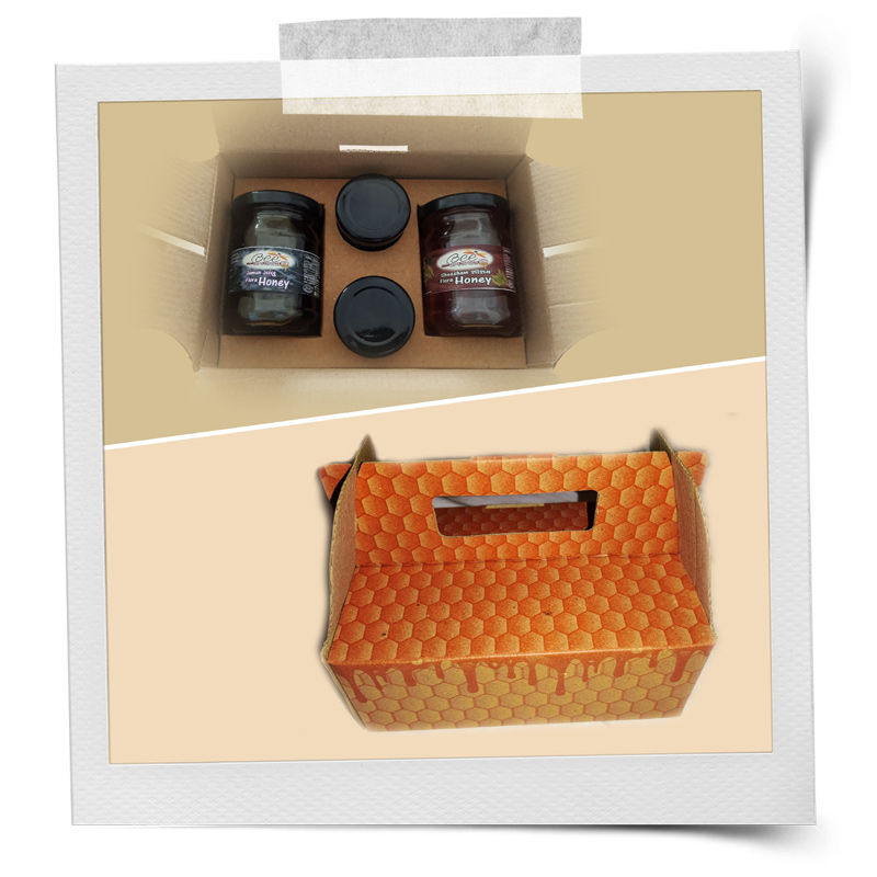 Gift Pack of 4 Flora Honey (2 Bottles 150 gms and 2 Bottles  50 gms)