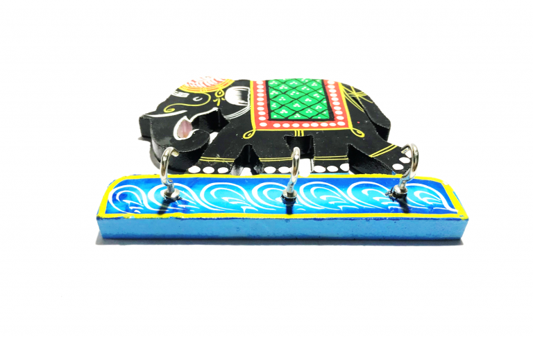 Thumbnail: Cutrunn Handmade Wooden Keyholder - Elephant