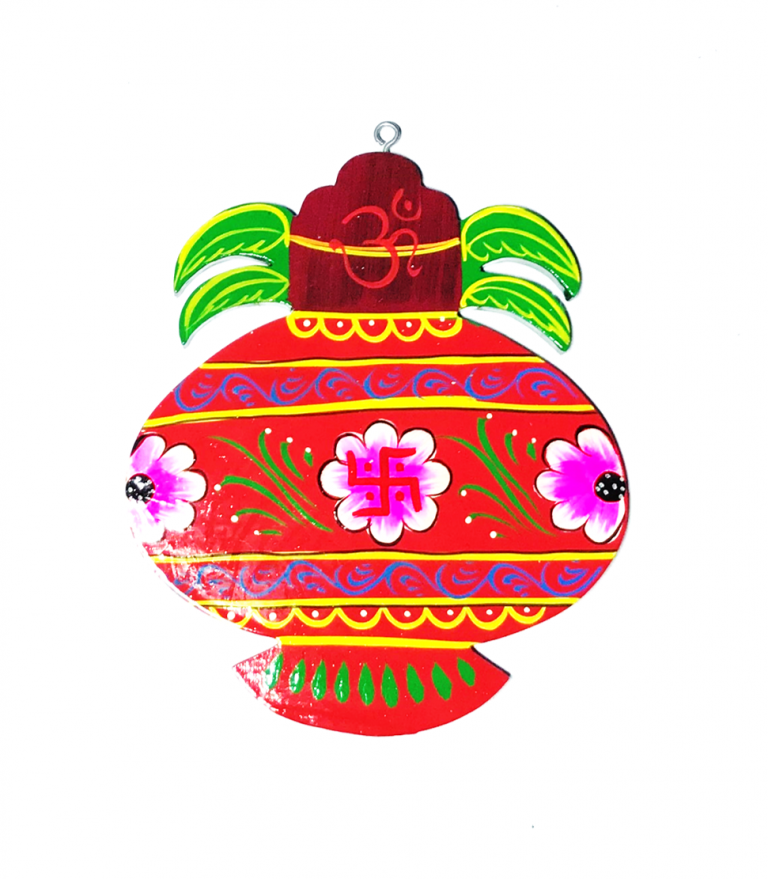 Thumbnail: Cutrunn Handmade Wooden Wall Hanging Beautiful Designer Shubh Diwali