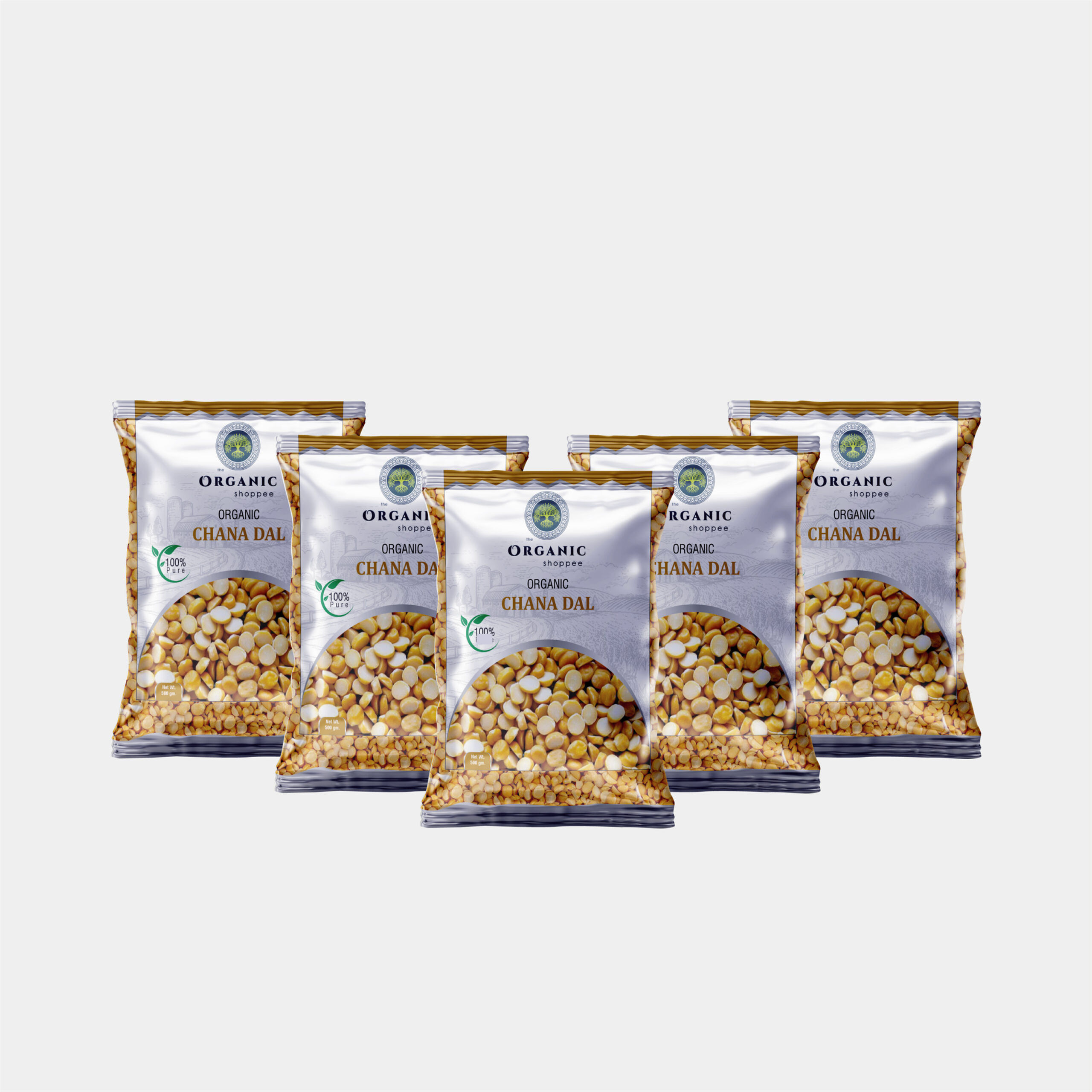 The Organic Shoppee Organic Chana Dal (2.5 Kg)