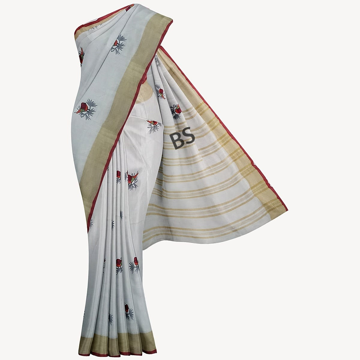 Bunkar Organic Linen Saree