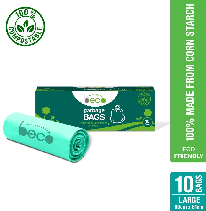 Thumbnail: Compostable Garbage Bags/Trash Bags/Dustbin Bags 10 Pieces (Pack of 3)