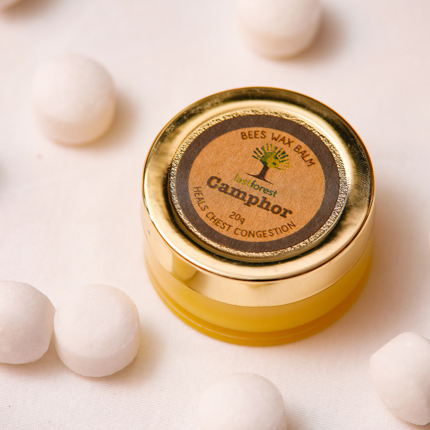 Camphor Balm For Relief From Chest Congestion,Cold,Allergies And Sinus(20 gms)