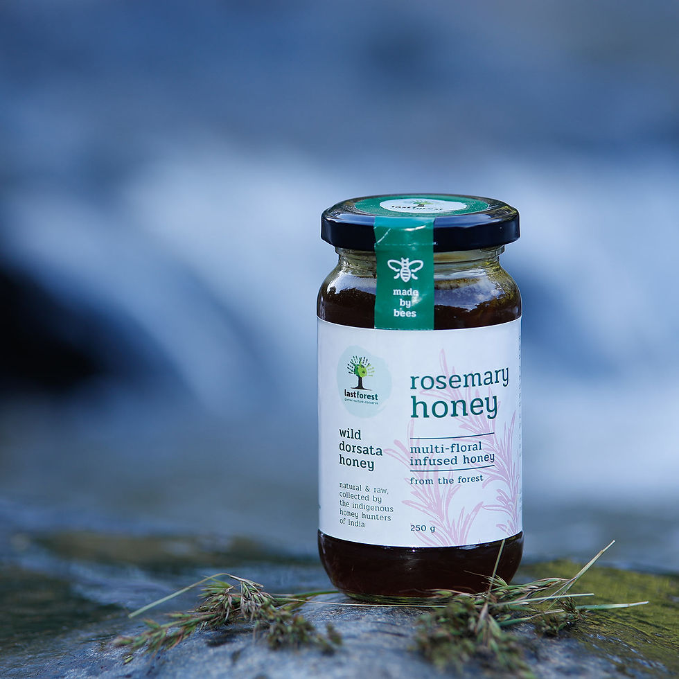 Thumbnail: Rosemary Infused Spiced Wild Honey (250 gms)
