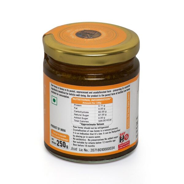 Thumbnail: Raw Unprocessed Turmeric Infused Honey (250 gms)