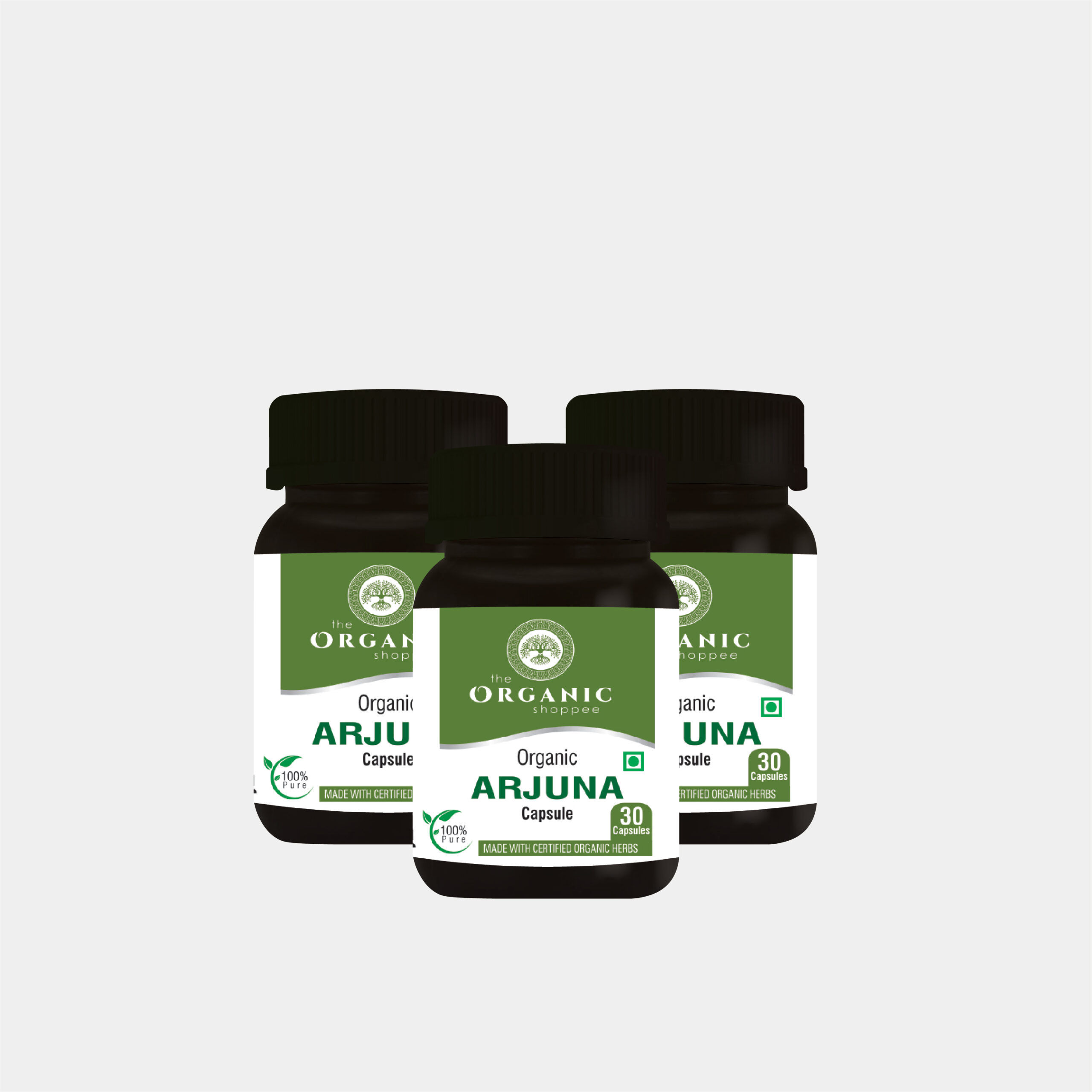 The Organic Shoppee Organic Arjuna Capsules (90Caps)