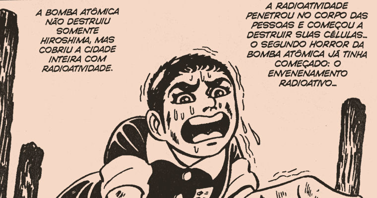 Cena do mangá Gen Pés Descalços, de Keiji Nakazawa.
