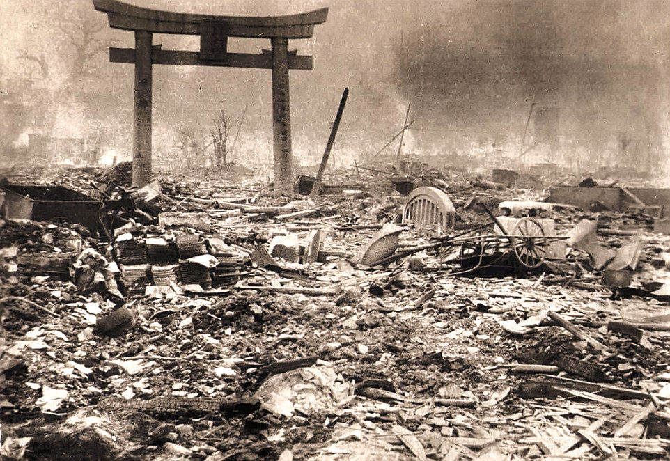 Hiroshima em agosto de 1945.