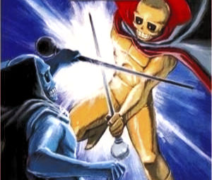 Fantomas e seu rival, o Dr. Morte.