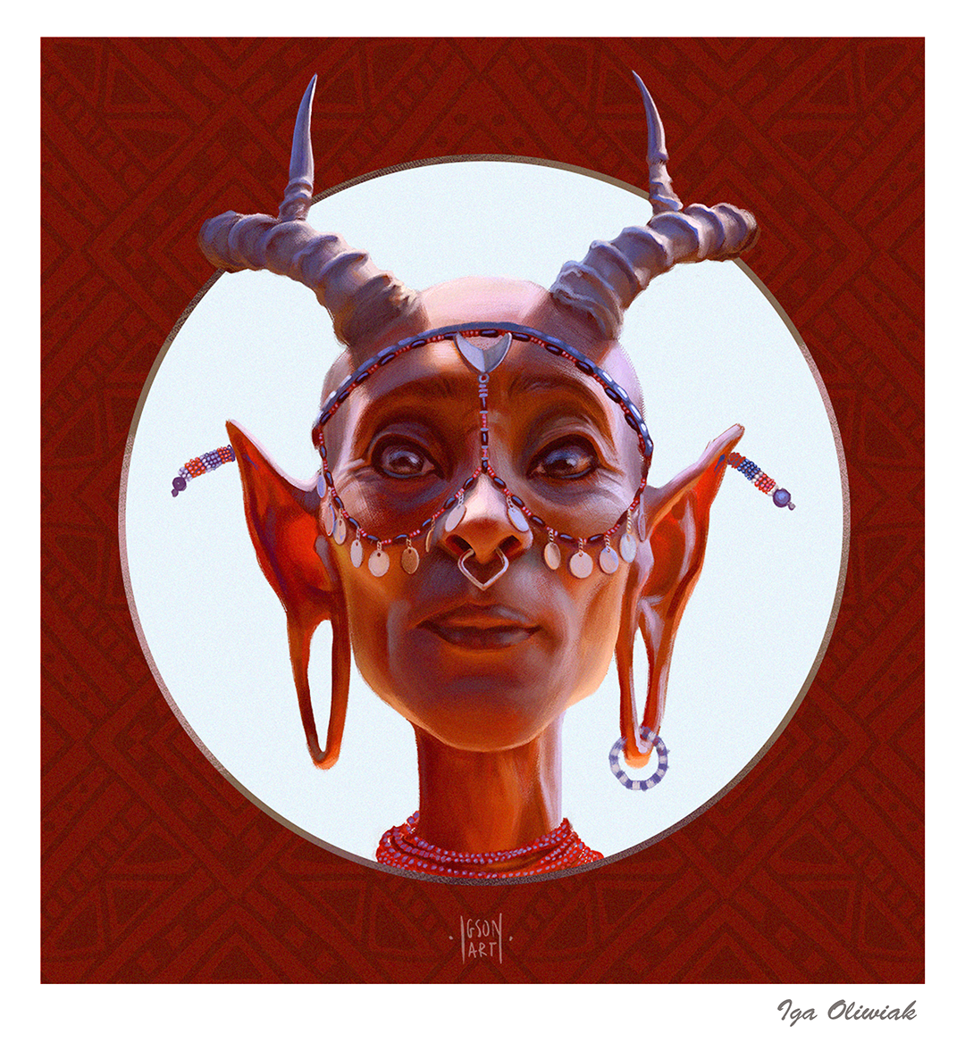 Swala Elder Print