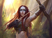 Throwback to my profile picture illustration from a year ago - painting very heavly inspir