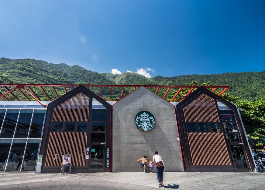 台泥DAKA園區星巴克咖啡外觀