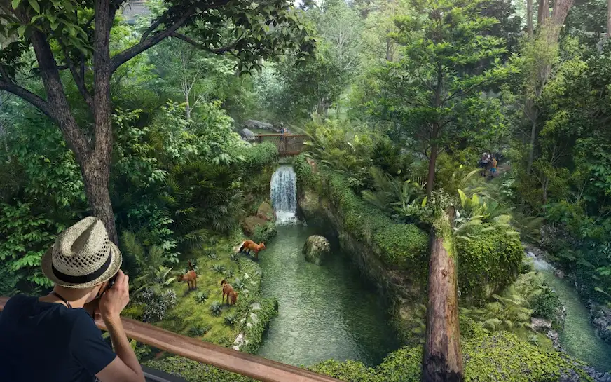 新加坡亞洲雨林探險園區景觀照