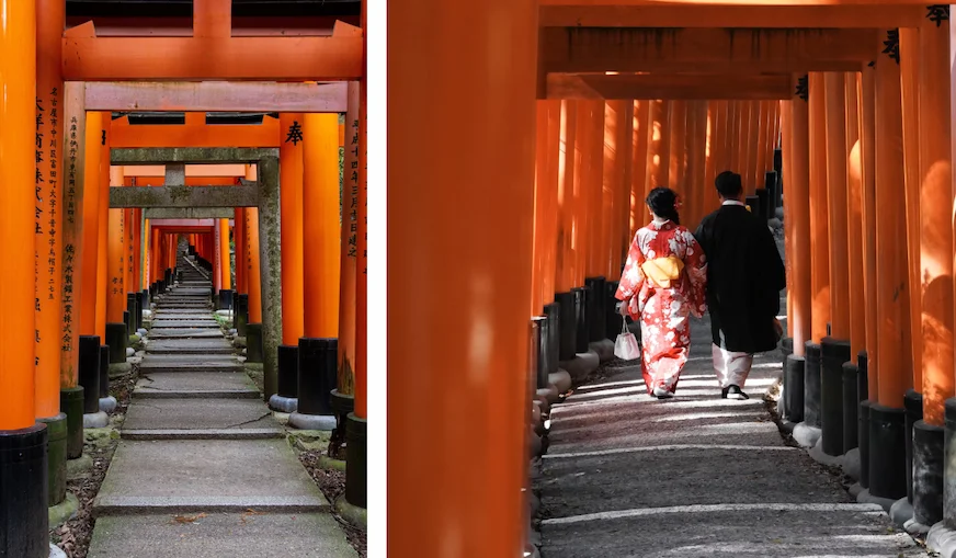 京都伏見稻荷大社景觀
