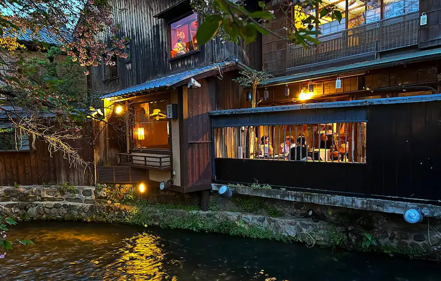 京都白川巽橋景觀照