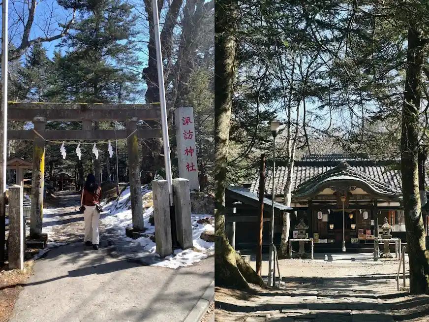 輕井澤諏訪神社外觀