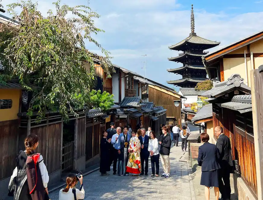 法觀寺五重塔遠處景觀照