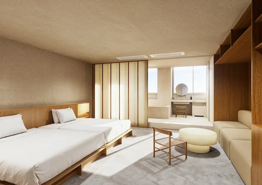 島泊／島飯／島湯」內部住宿空間