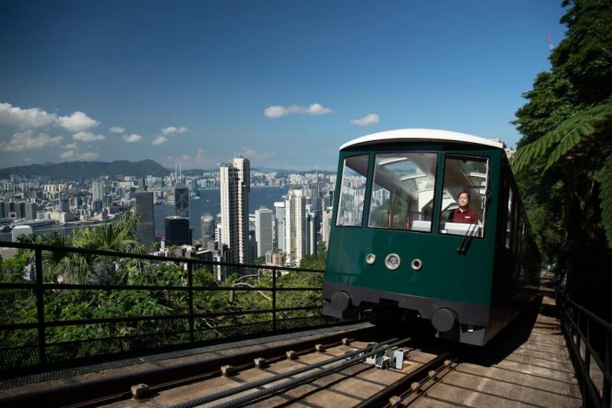 香港第六代纜車外觀照