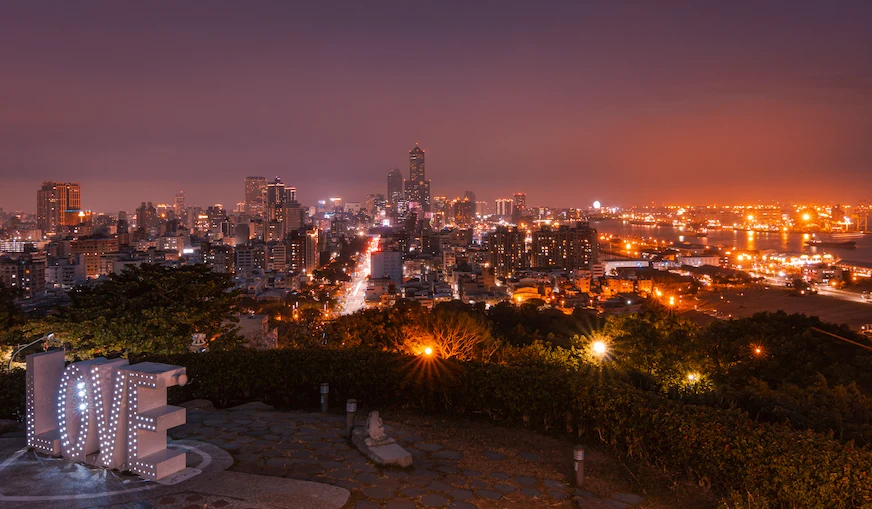 忠烈祠夜晚景觀照