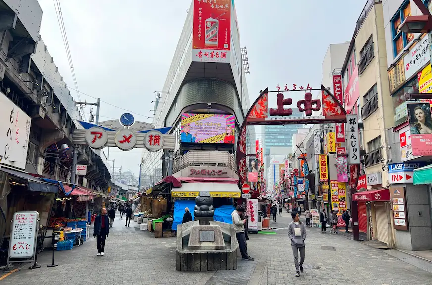 最具代表性的東京庶民市場 : 阿美橫丁

