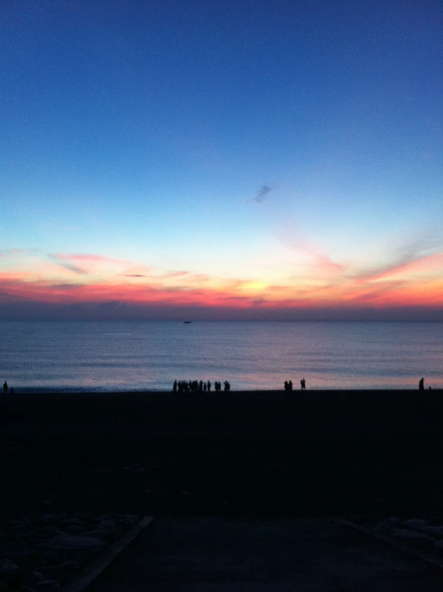 七星潭日出景觀