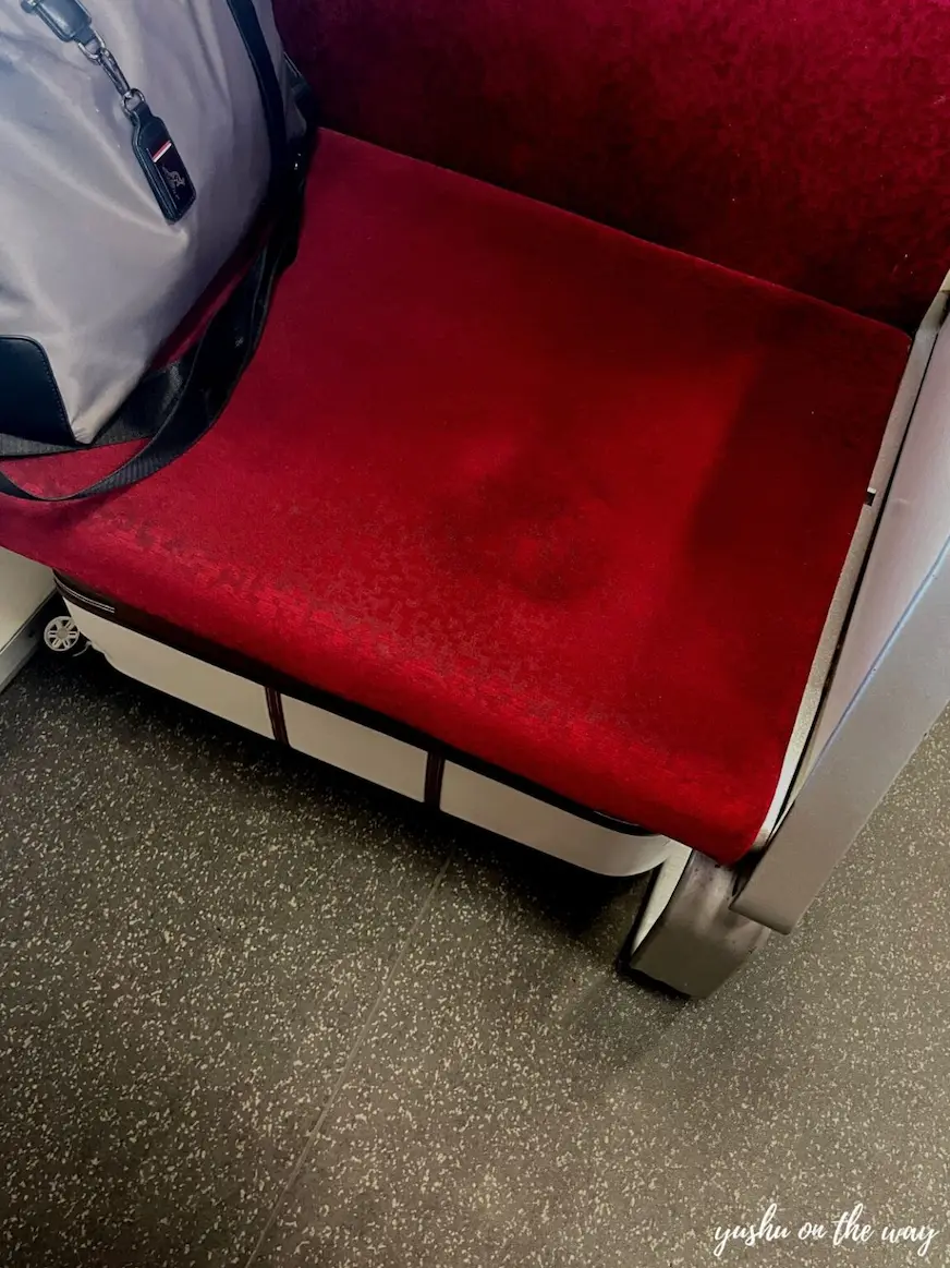 列車座椅示意圖