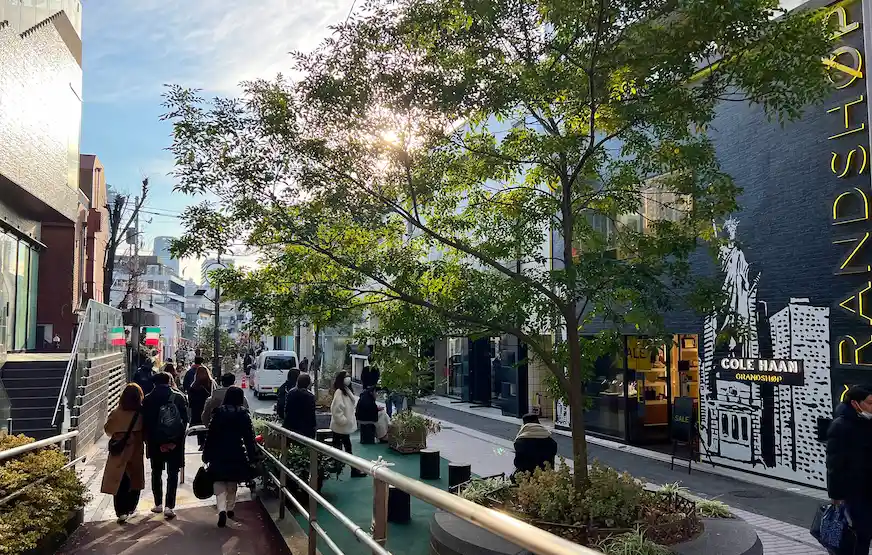 原宿貓街景觀照