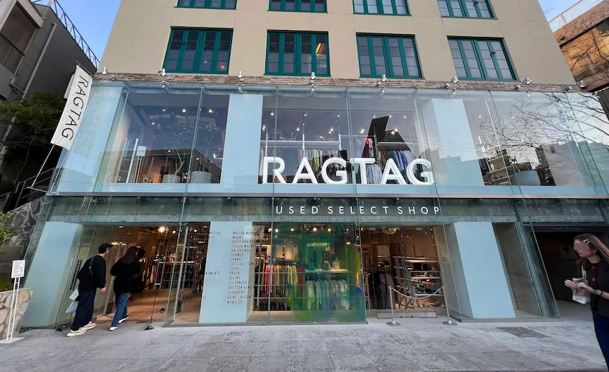 原宿RAGTAG二手選品店外觀