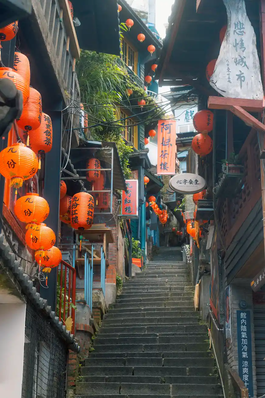 九份老街景觀照