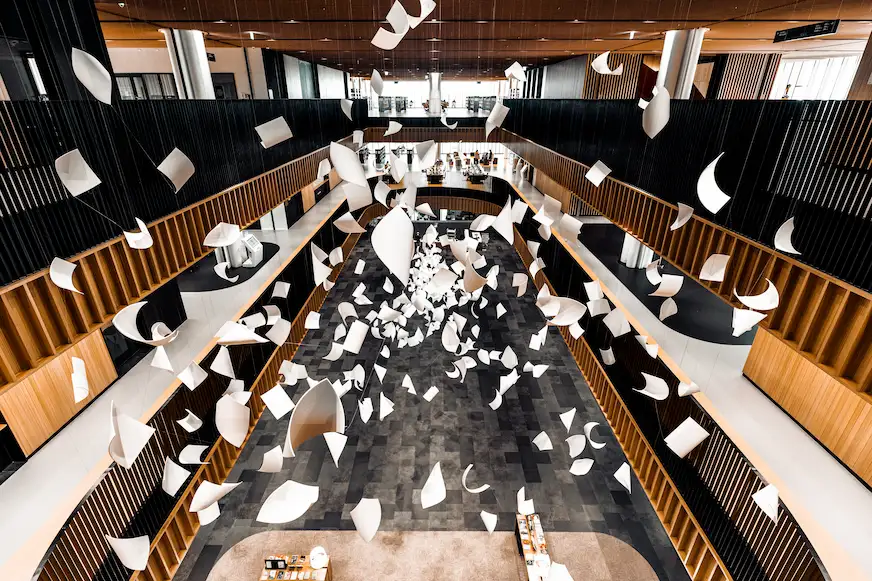 台南市立圖書館館內景觀照