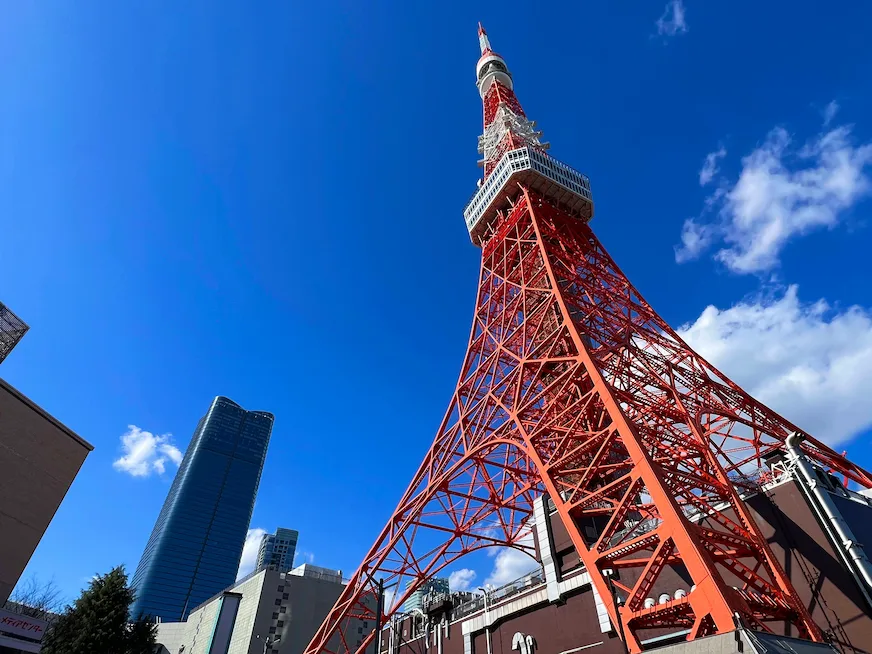 東京鐵塔周邊景觀照