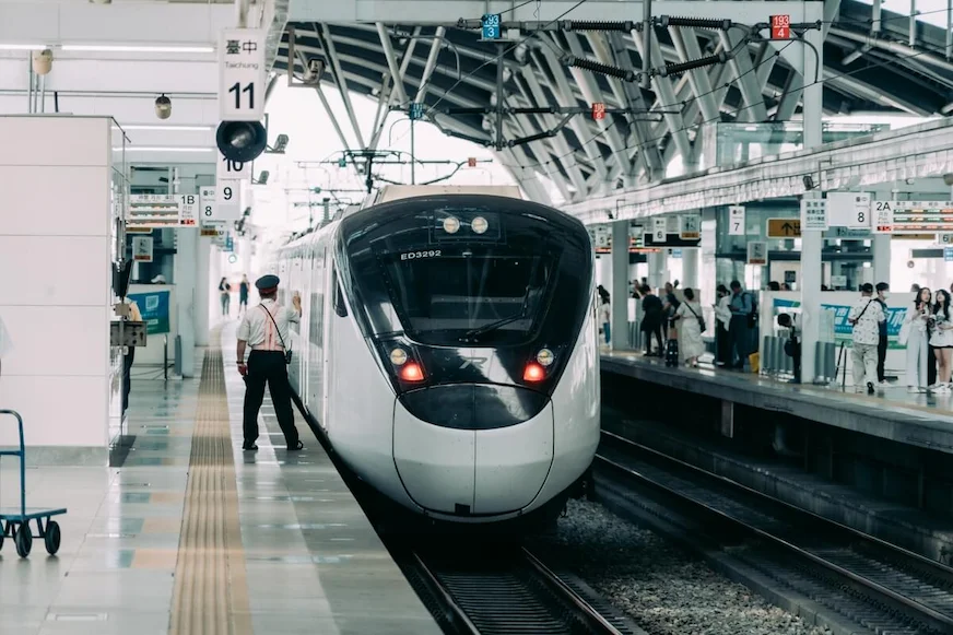 台中車站月台景觀照