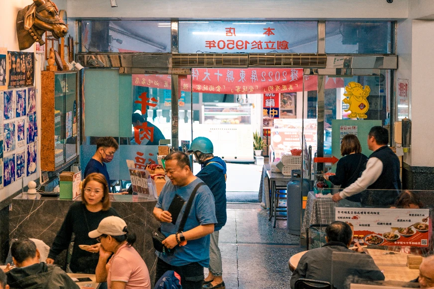 潮州牛肉福創始店店內景觀照