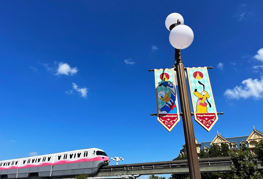 東京迪士尼樂園一隅景觀照