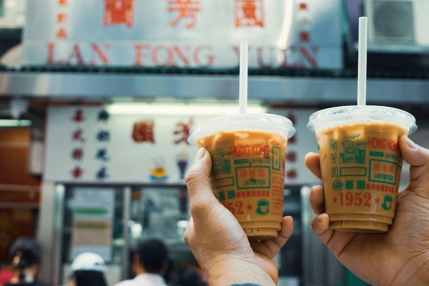 蘭芳園奶茶圖片