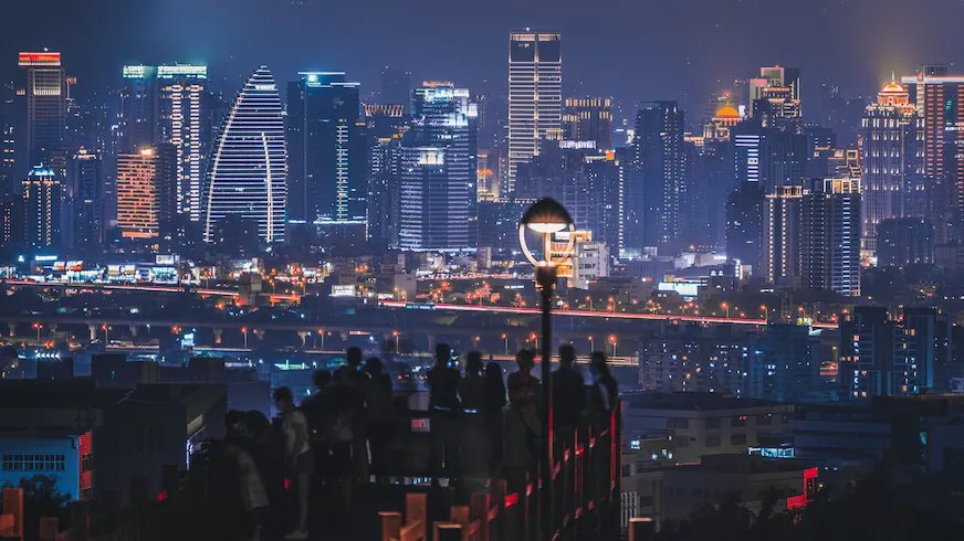 望高寮夜景公園景觀