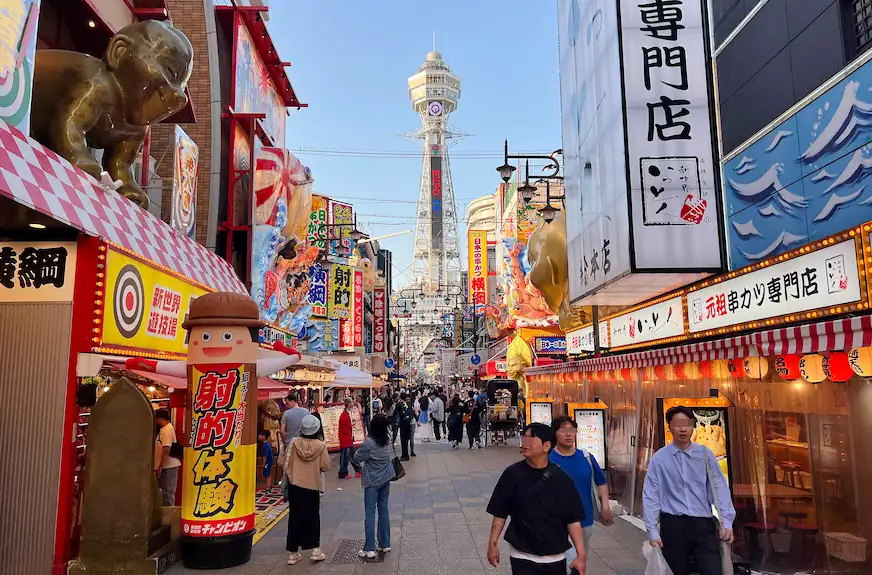 通天閣本通商店街景觀照