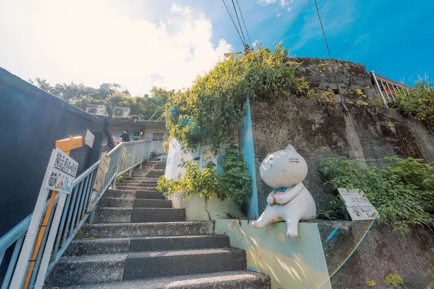 猴硐貓村景觀照