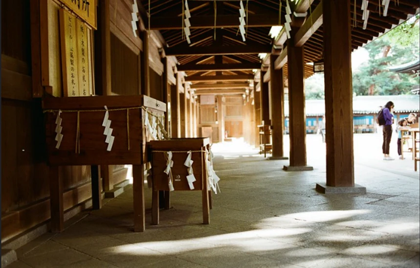 明治神宮的木治鳥居